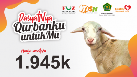 Dasyatnya Qurbanku UntukMu - Kambing (Rp 1.945.000)